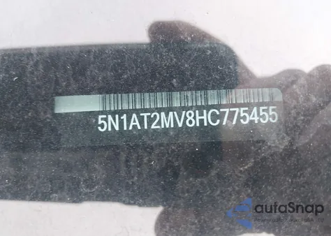 2017 Nissan Rogue Sv z USA, uszkodzony, nr VIN 5N1AT2MV8HC775455